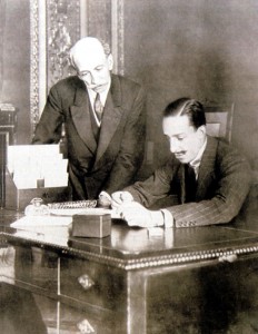 Alfonso13 y Eduardo Dato